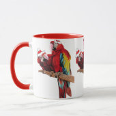 Père Noël Macaws Mug Red (Gauche)