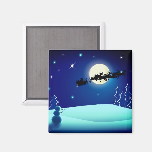 Père Noël Magnet (Recto/Verso)