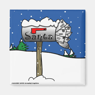 Père Noël Magnet de boîte aux lettres