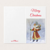 Père Noël, Marcher dans l'art acrylique de la neig (Outside Unfolded)