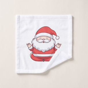 Père Noël mignon drôle de yoga méditation