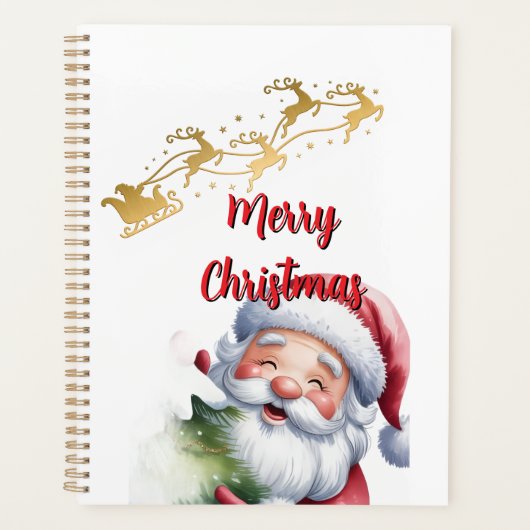 Père Noël mignon drôle & typographie (Devant)