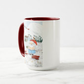 Père Noël Mlle Christmas Mug (Devant gauche)