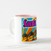 Père Noël Monica 5 Palm Trees Mug Cup (Devant gauche)