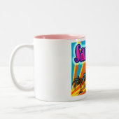 Père Noël Monica 5 Palm Trees Mug Cup (Gauche)
