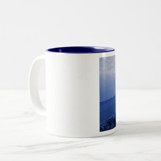 PÈRE NOËL MONICA BLUE MUG (Devant gauche)