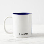 PÈRE NOËL MONICA BLUE MUG (Gauche)