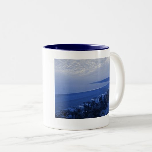 PÈRE NOËL MONICA BLUE MUG (Devant droit)