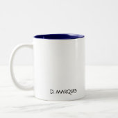 PÈRE NOËL MONICA BLUE MUG (Gauche)