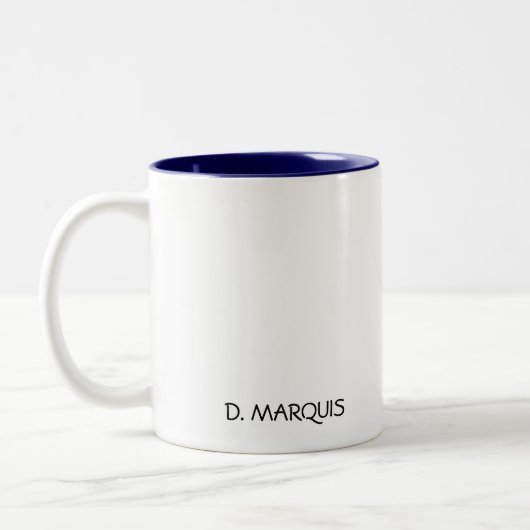 PÈRE NOËL MONICA BLUE MUG (Gauche)