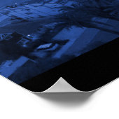 PÈRE NOËL MONICA BLUE POSTER (Coin)