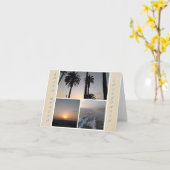 Père Noël Monica Carte pour notes (Fleur jaune)