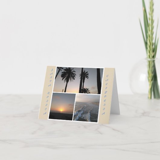 Père Noël Monica Carte pour notes (Devant)