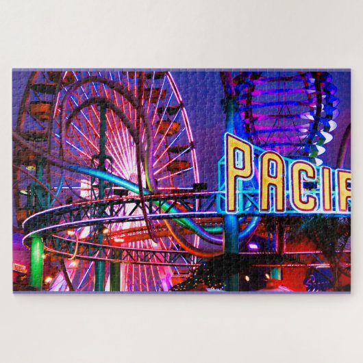 PÈRE NOËL MONICA PIER Jigsaw Puzzle (Horizontal)