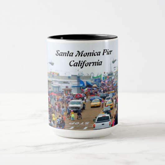 père Noël MONICA PIER Mug (Centre)