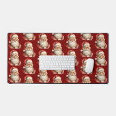 Père Noël Motif de Noël Rétro (Clavier et souris)