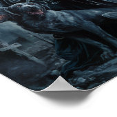 Père Noël Muerte avec deux Poster de Chien à Tête (Coin)