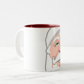 Père Noël Mug Coffee Cup Festive Noël Père Noël Cu (Devant gauche)