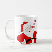 Père Noël Mug personnalisé (Gauche)
