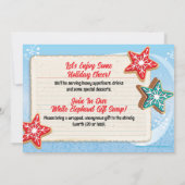 Père Noël Mugs Christmas Party Invitation (Dos)