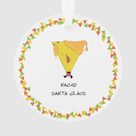 Père Noël Nacho avec chips (dos)