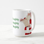 Père Noël Naughty Mug (Devant droit)