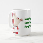 Père Noël Naughty Mug (Devant gauche)