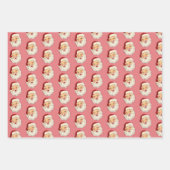 Père Noël No. 6 Feuilles de papier à envelopper (Devant)