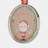 Père Noël Noël veut Noël Ornement de Noël (Gauche)