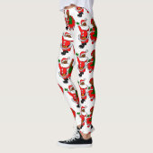 père Noël noire mme claus leggings (Gauche)