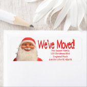 Père Noël Nous avons déplacé le étiquette de Noël (En situation)