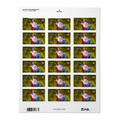 Père Noël Ornament Cadeaux Étiquettes (Feuille entière)