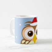 Père Noël Owl Holiday Mug (Devant gauche)