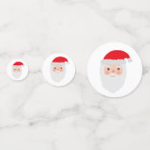 Père Noël Painting Noël Party Confetti (Derrière)