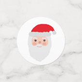 Père Noël Painting Noël Party Confetti (Petit recto)