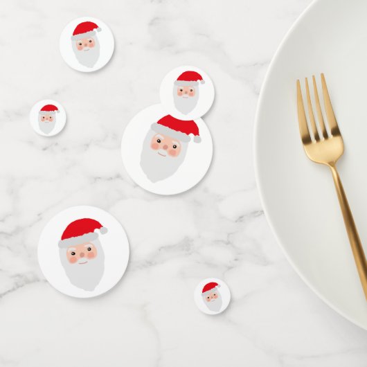 Père Noël Painting Noël Party Confetti (Groupe)