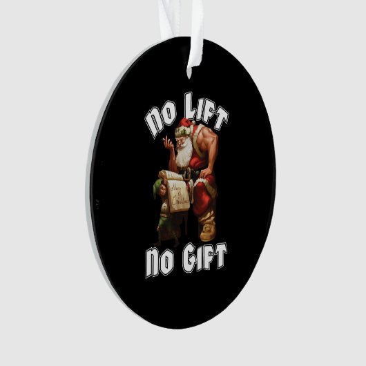 Père Noël - Pas d'ascenseur, pas de cadeau (devant)