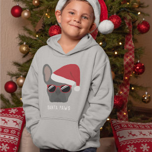 Père Noël Paws Chien à tête blanche