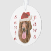 Père Noël Paws, Setter irlandais (devant)