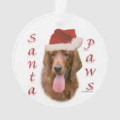 Père Noël Paws, Setter irlandais (devant)