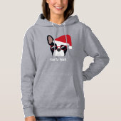 Père Noël Paws Sweat - shirt à capuche français de (Devant)