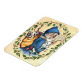 Pere Noel PÈRE CHRISTMAS MAGNET Rectangle (Côté Gauche)