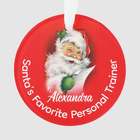 Père Noël Personnalisation personnalisée préférée (devant)