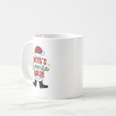 Père Noël personnalisé Favori de Mug (Devant gauche)