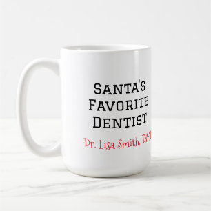 Père Noël personnalisée Favoris Dentist Mug