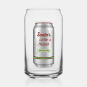 Père Noël Petit Helper Bière Can (Verso)