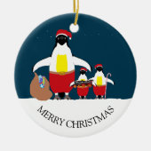 Père Noël Petits Aides Ornement de Noël (Devant)