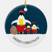 Père Noël Petits Aides Ornement de Noël (Dos)