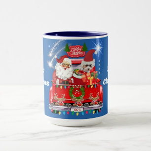Père Noël & Poodle Joyeux Noël Pickup Mug