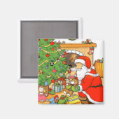 Père Noël présente Magnet (Recto/Verso)